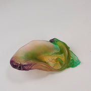 Daum Pate de verre Lizard and Butterfly Vide Poche