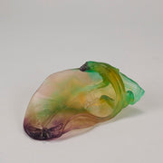 Daum Pate de verre Lizard and Butterfly Vide Poche
