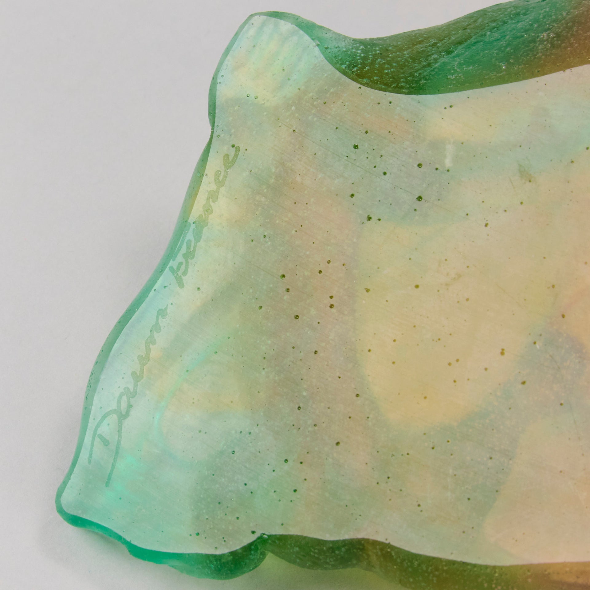 Daum Pate de verre Lizard and Butterfly Vide Poche