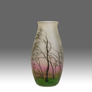 Daum Glass Rain Vase - Art Nouveau Glass - Hickmet Fine Arts