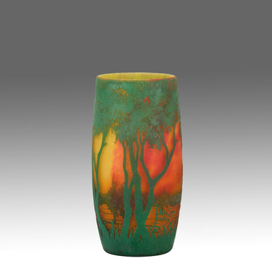 Daum Sunset Vase - Art Nouveau Glass - Hickmet Fine Arts