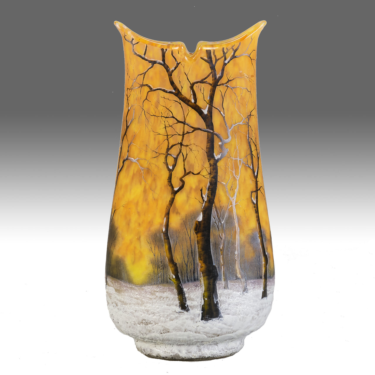 "Winter Scene" by Daum Frères