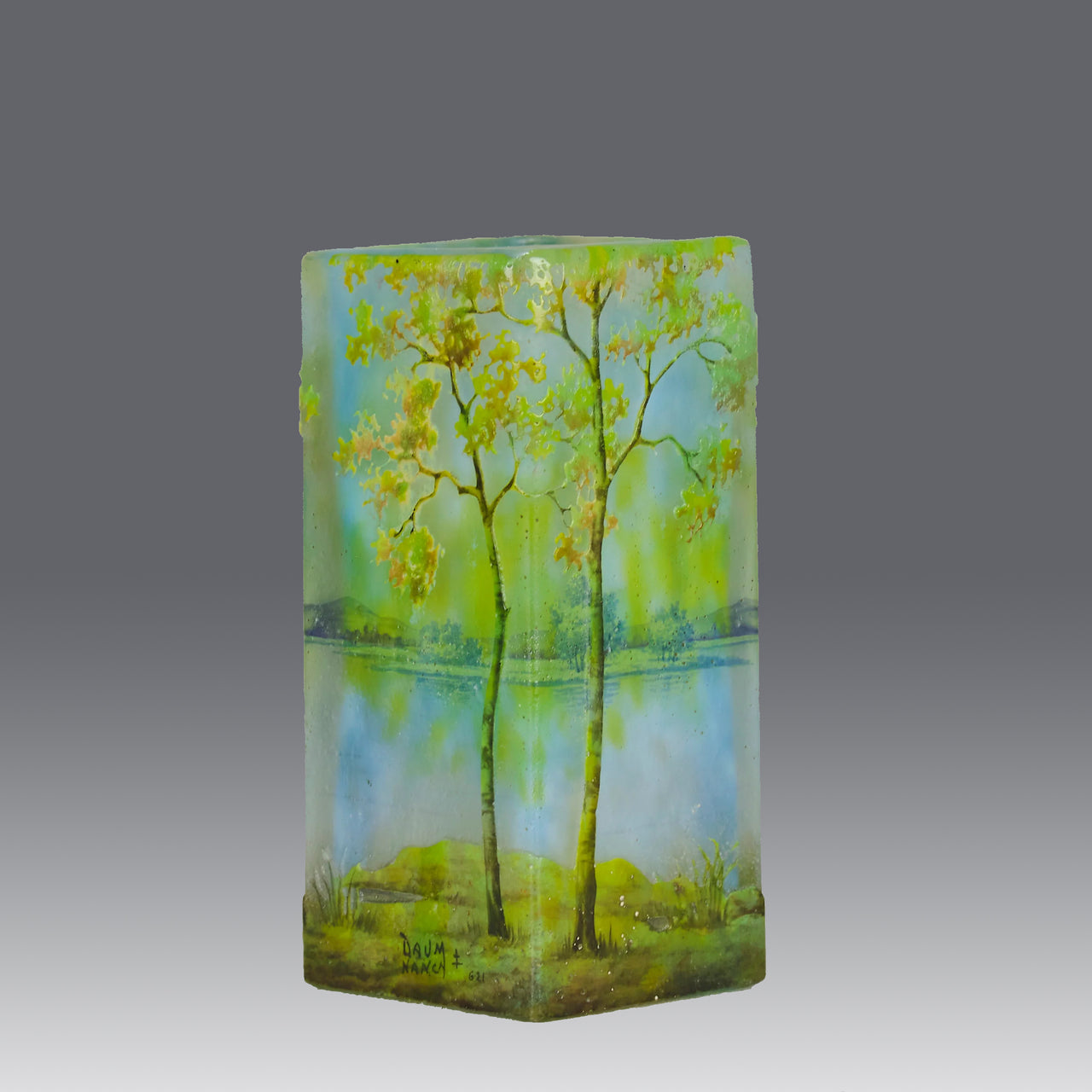 Summer Scene by Daum Frères - Art Nouveau Glass - Hickmet Fine Arts