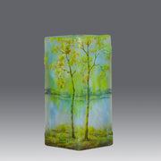 Summer Scene by Daum Frères - Art Nouveau Glass - Hickmet Fine Arts