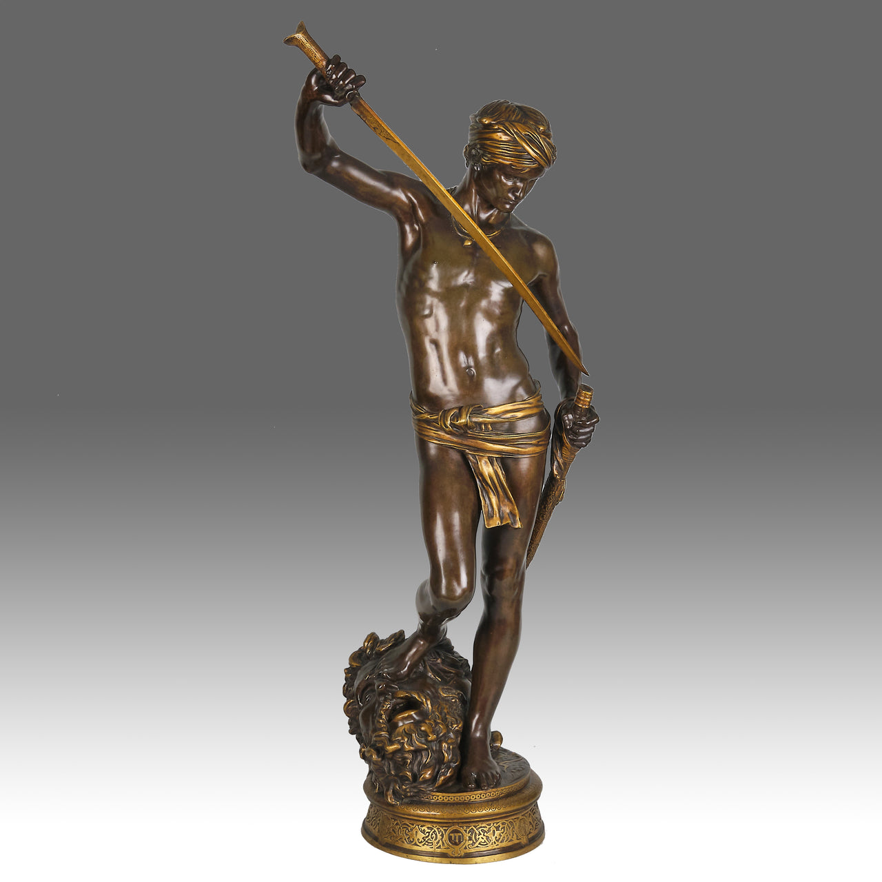 "David Vainqueur" by Antonin Mercié