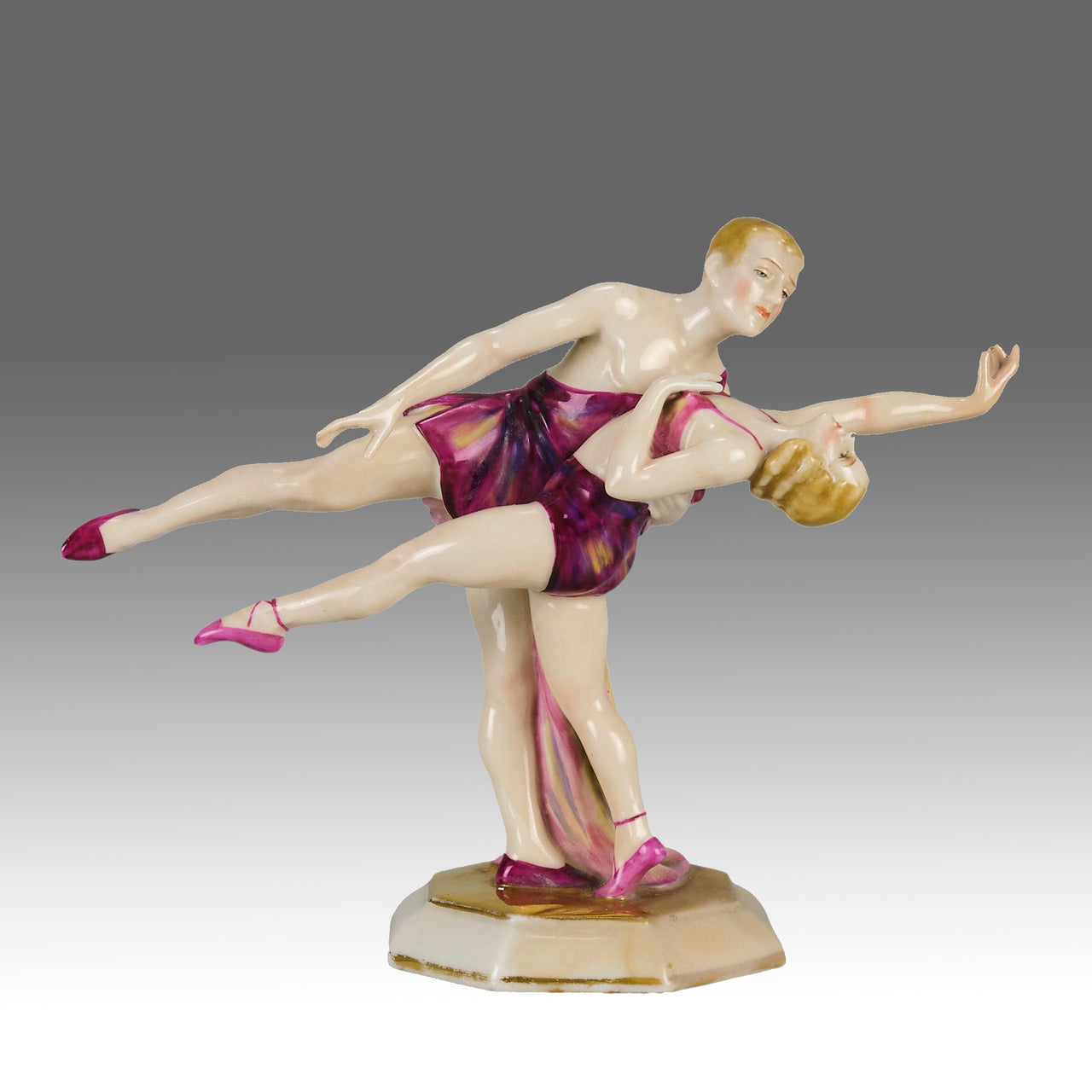 Art Deco Dancers - Sitzendorf Porcelain - Hickmet Fine Arts 