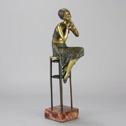 Chiparus Little Rouge - Demetre Chiparus Bronze - Hickmet Fine Arts
