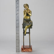 Chiparus Little Rouge - Demetre Chiparus Bronze - Hickmet Fine Arts