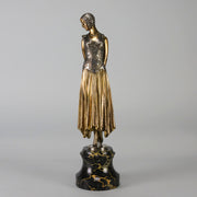 Chiparus Book Lady - Art Deco Figurines - Hickmet Fine Arts