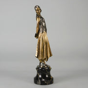 Chiparus Book Lady - Art Deco Figurines - Hickmet Fine Arts