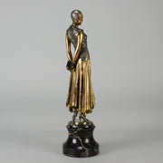 Chiparus Book Lady - Art Deco Figurines - Hickmet Fine Arts