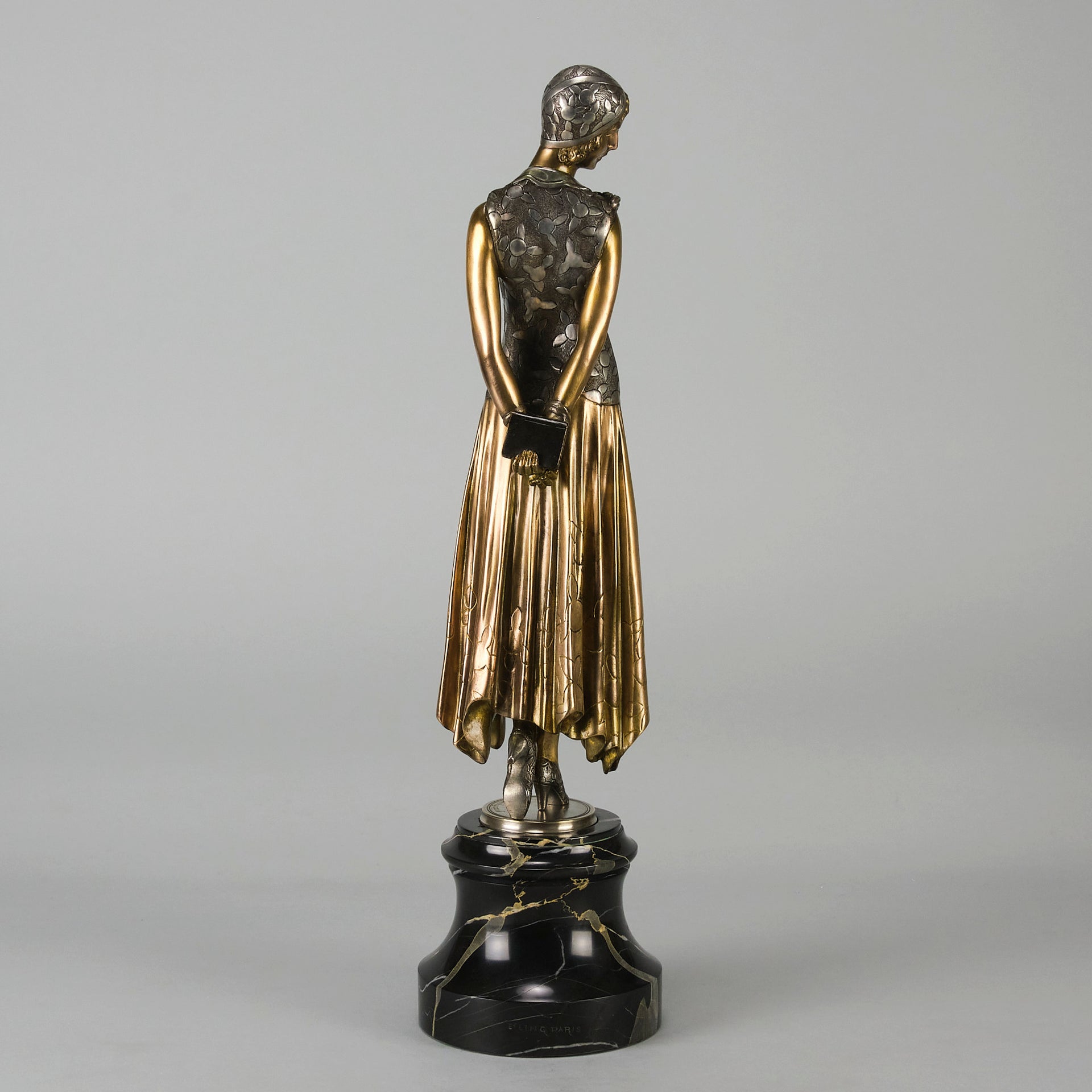 Chiparus Book Lady - Art Deco Figurines - Hickmet Fine Arts