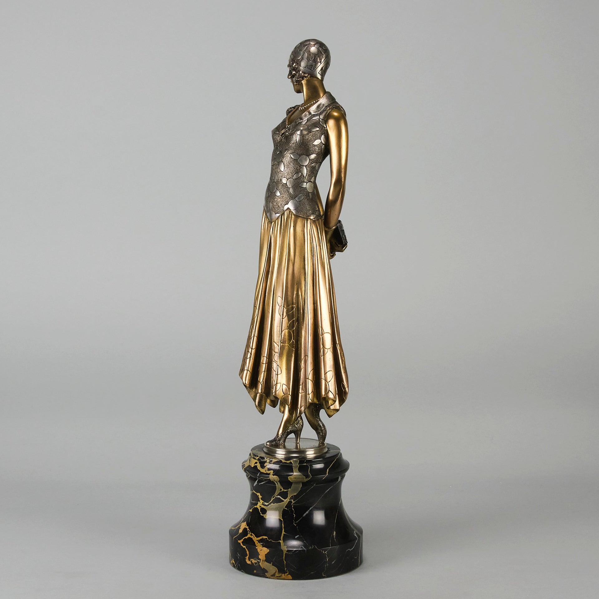 Chiparus Book Lady - Art Deco Figurines - Hickmet Fine Arts