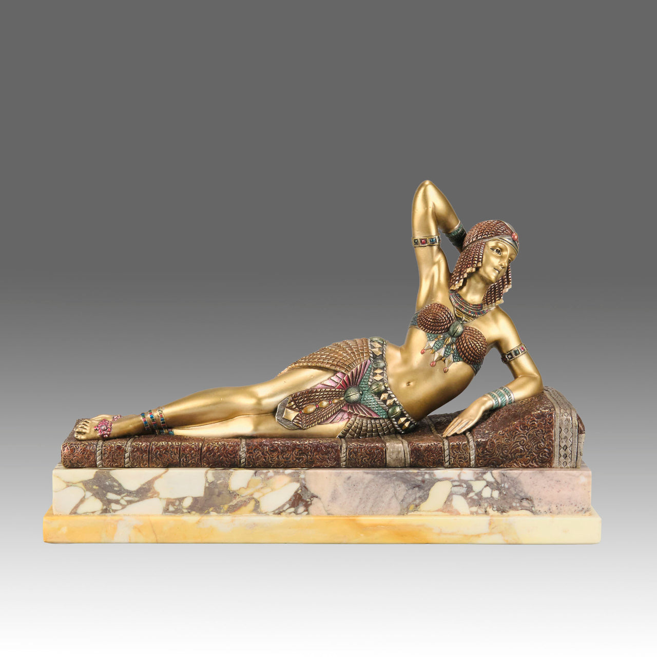 Chiparus Cleopatra - Demetre Chiparus Bronze - Hickmet Fine Arts