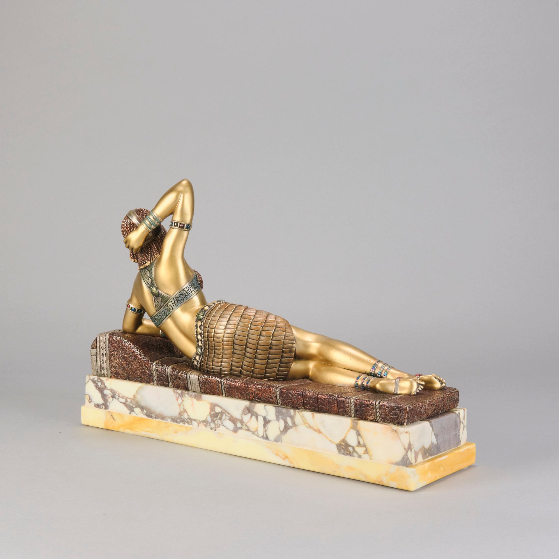 Chiparus Cleopatra - Demetre Chiparus Bronze - Hickmet Fine Arts