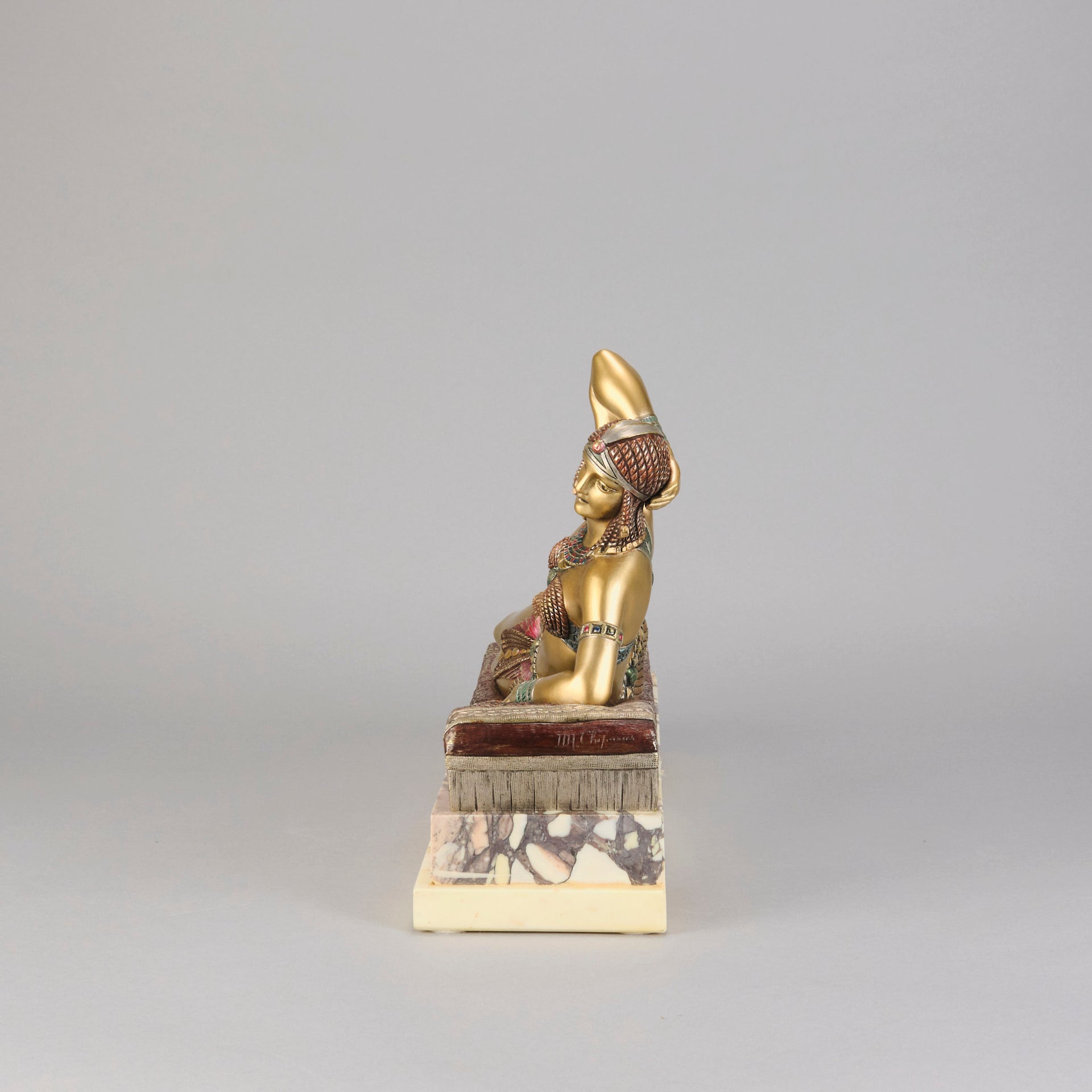 Chiparus Cleopatra - Demetre Chiparus Bronze - Hickmet Fine Arts