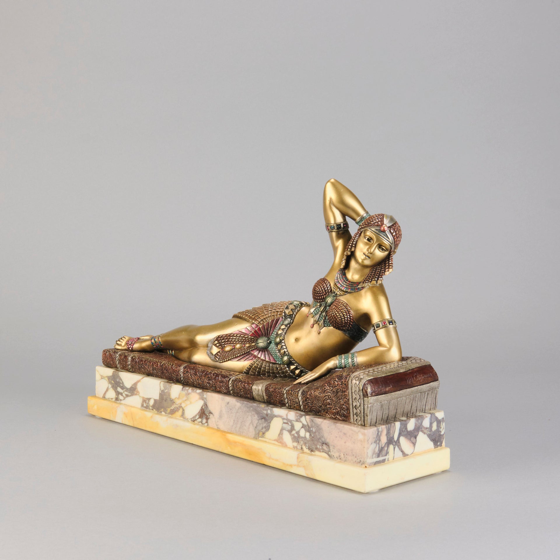 Chiparus Cleopatra - Demetre Chiparus Bronze - Hickmet Fine Arts