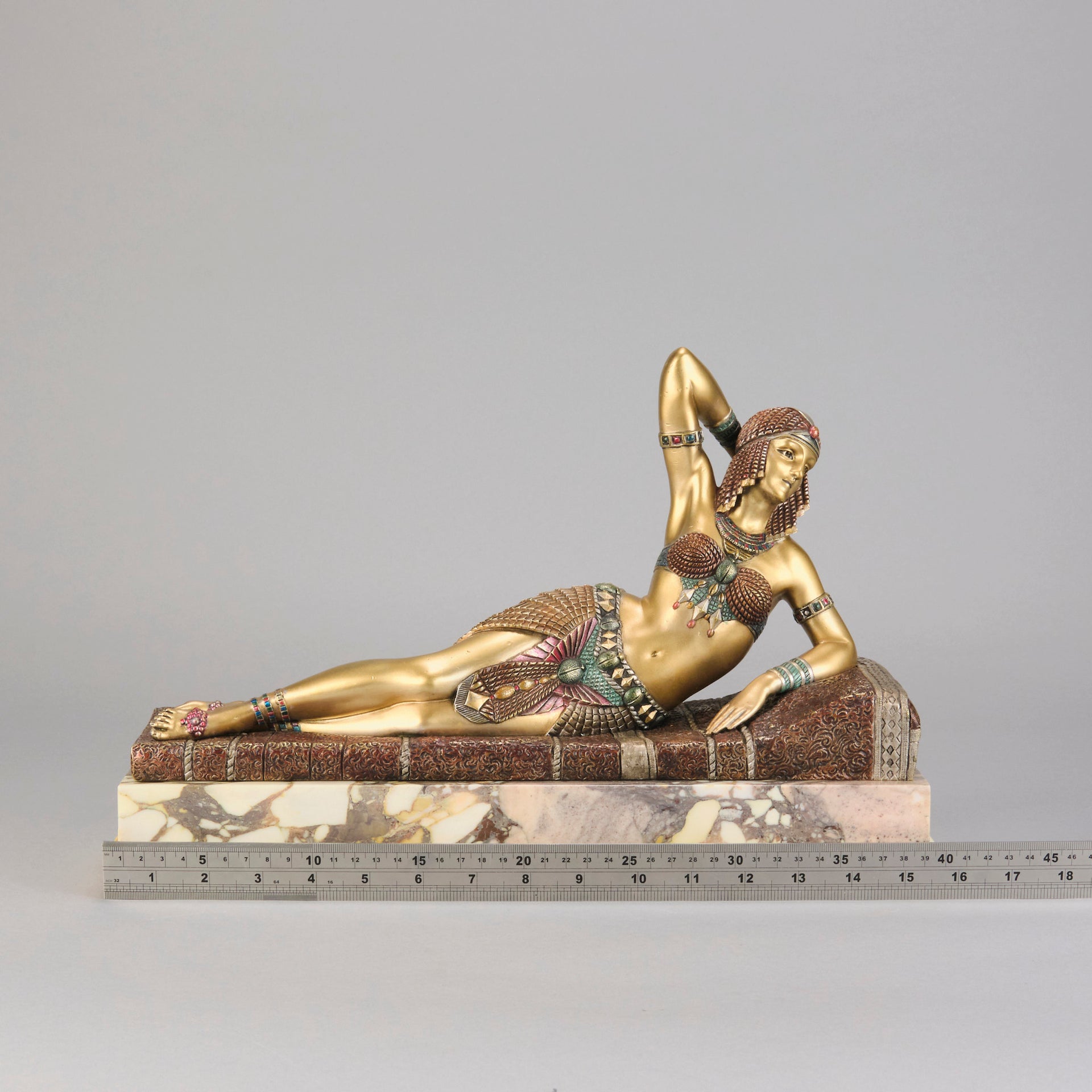 Chiparus Cleopatra - Demetre Chiparus Bronze - Hickmet Fine Arts