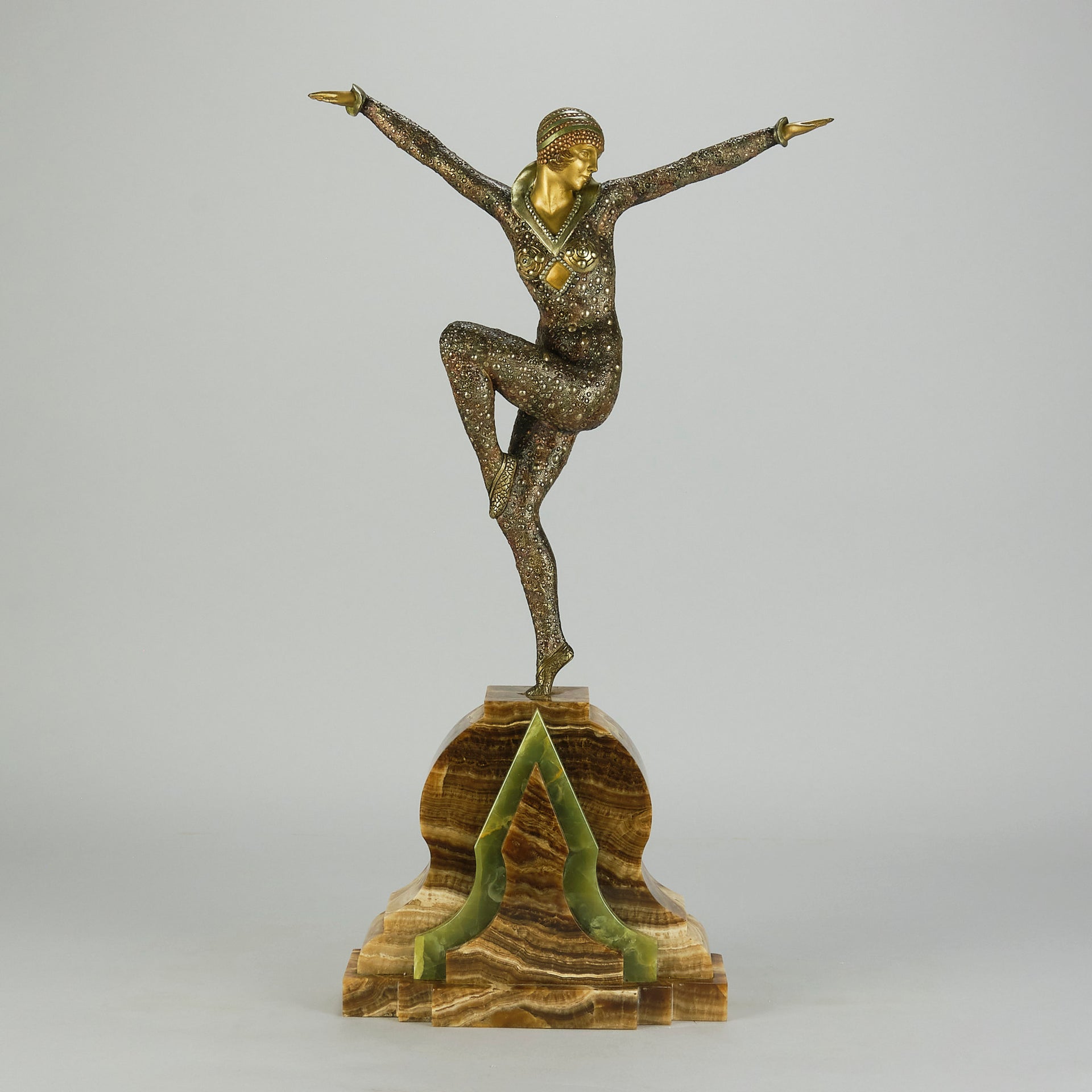 Chiparus Dancer of Karputhula - Demetre Chiparus Bronze - Hickmet Fine Arts