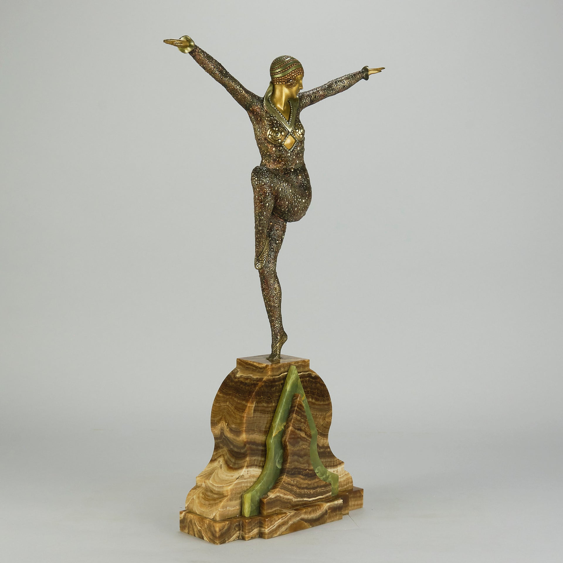 Chiparus Dancer of Karputhula - Demetre Chiparus Bronze - Hickmet Fine Arts