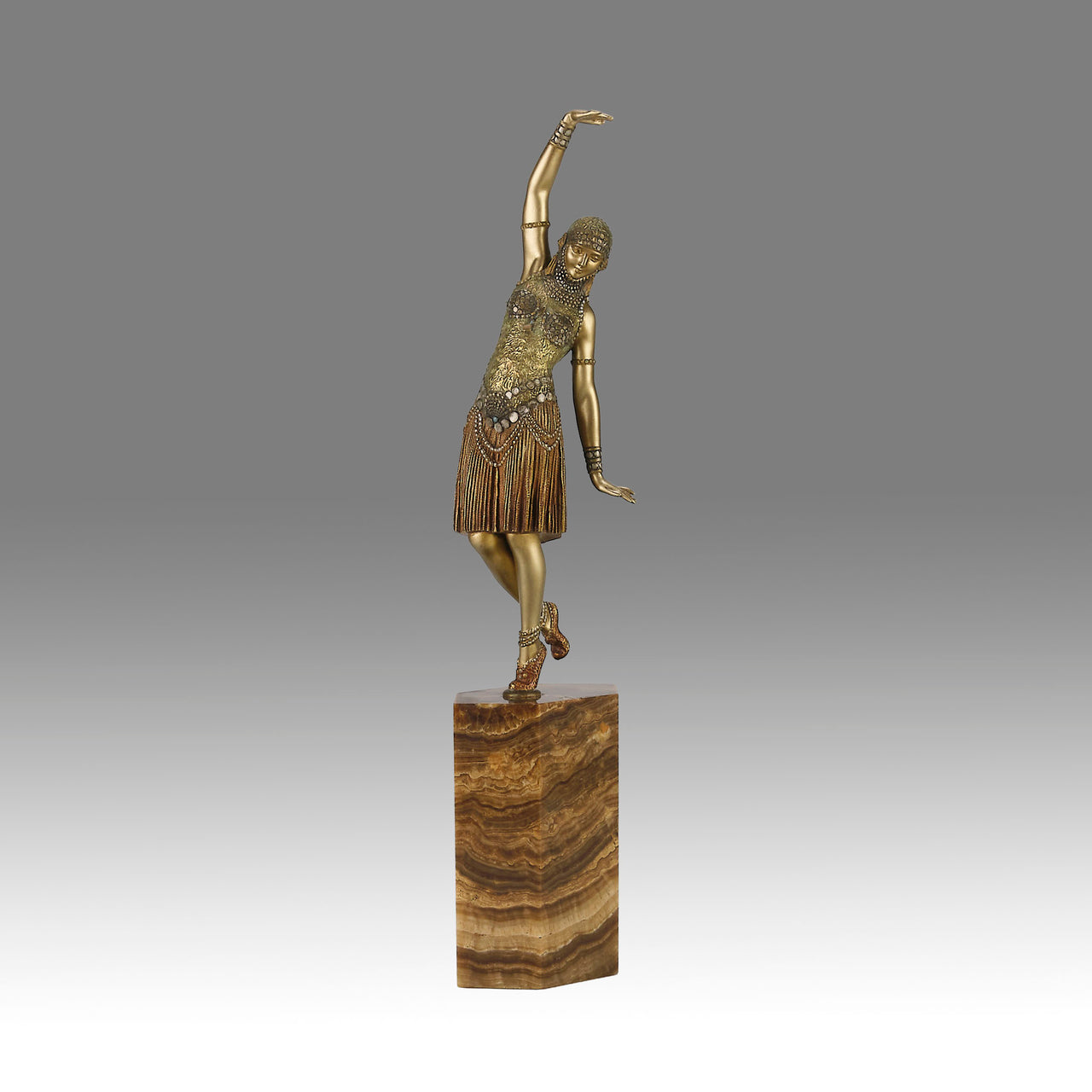 Chiparus Dancer of Lebanon - Art Deco Bronze - Hickmet Fine Arts