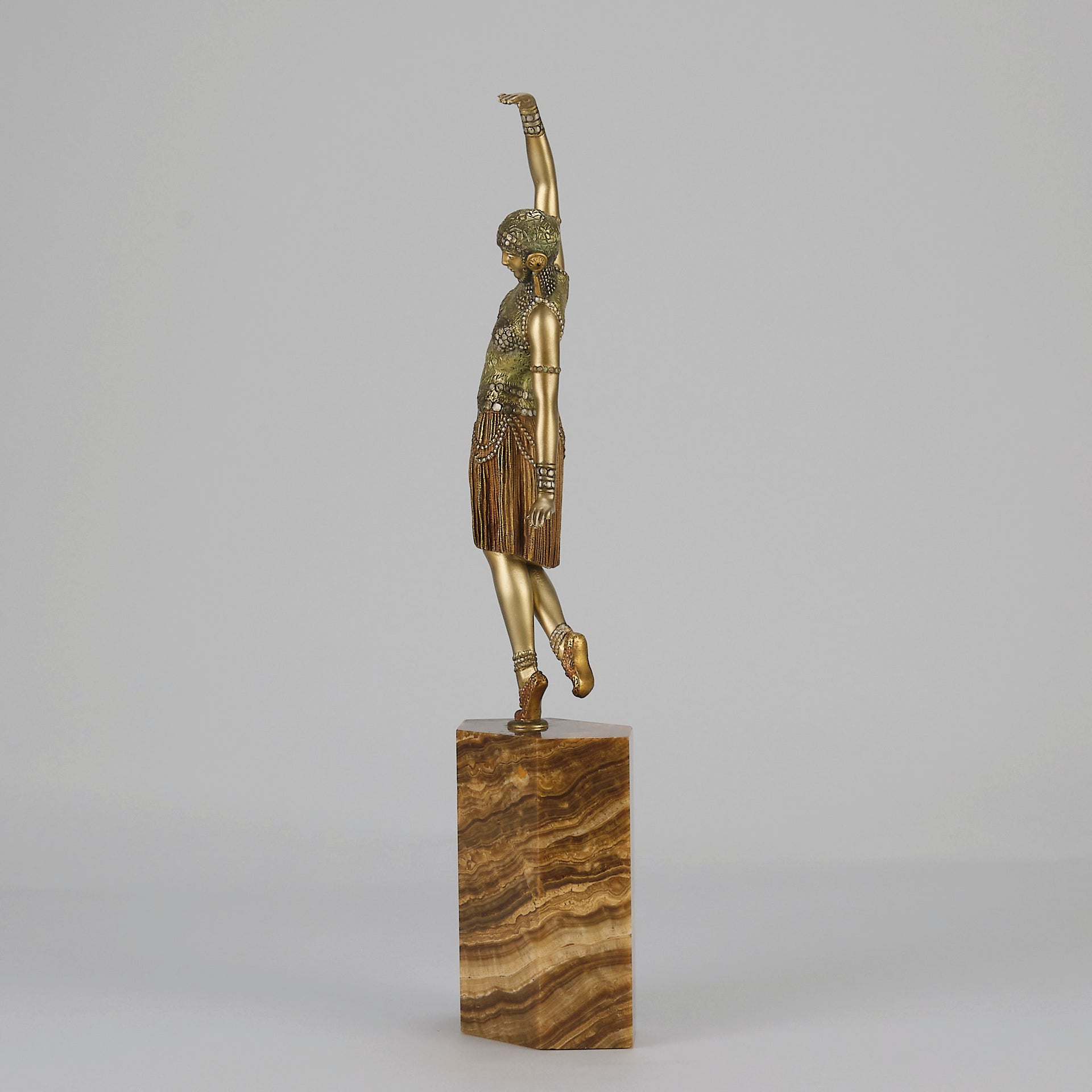 Chiparus Dancer of Lebanon - Art Deco Bronze - Hickmet Fine Arts