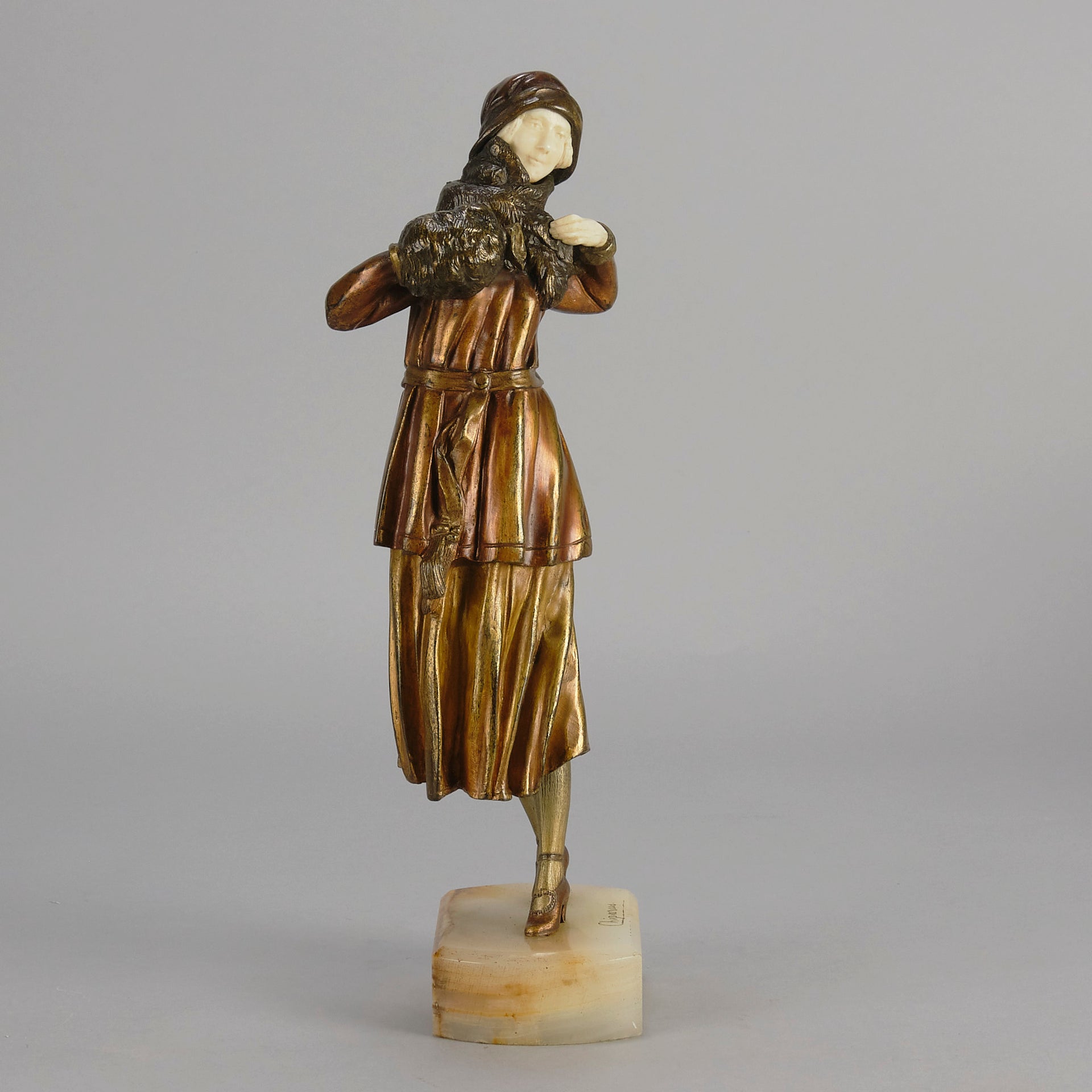 Chiparus Elegant Lady - Art Deco Figurines - Hickmet Fine Arts