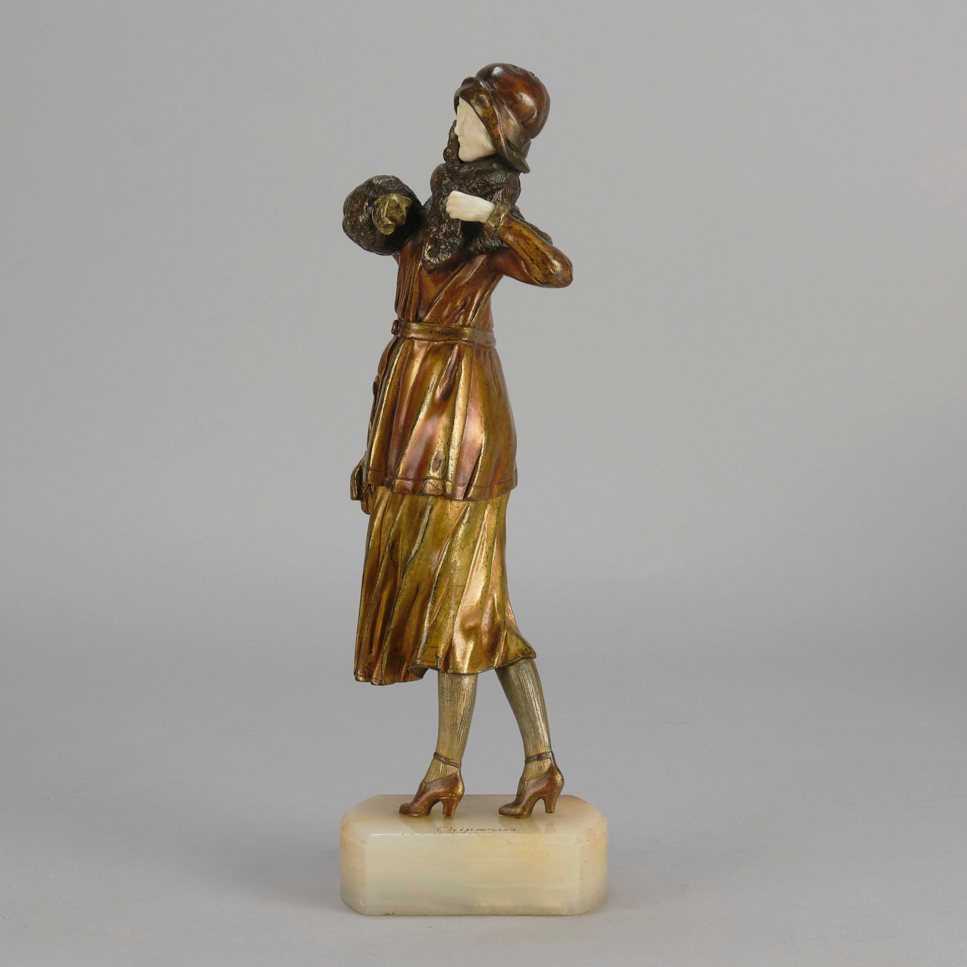 Chiparus Elegant Lady - Art Deco Figurines - Hickmet Fine Arts