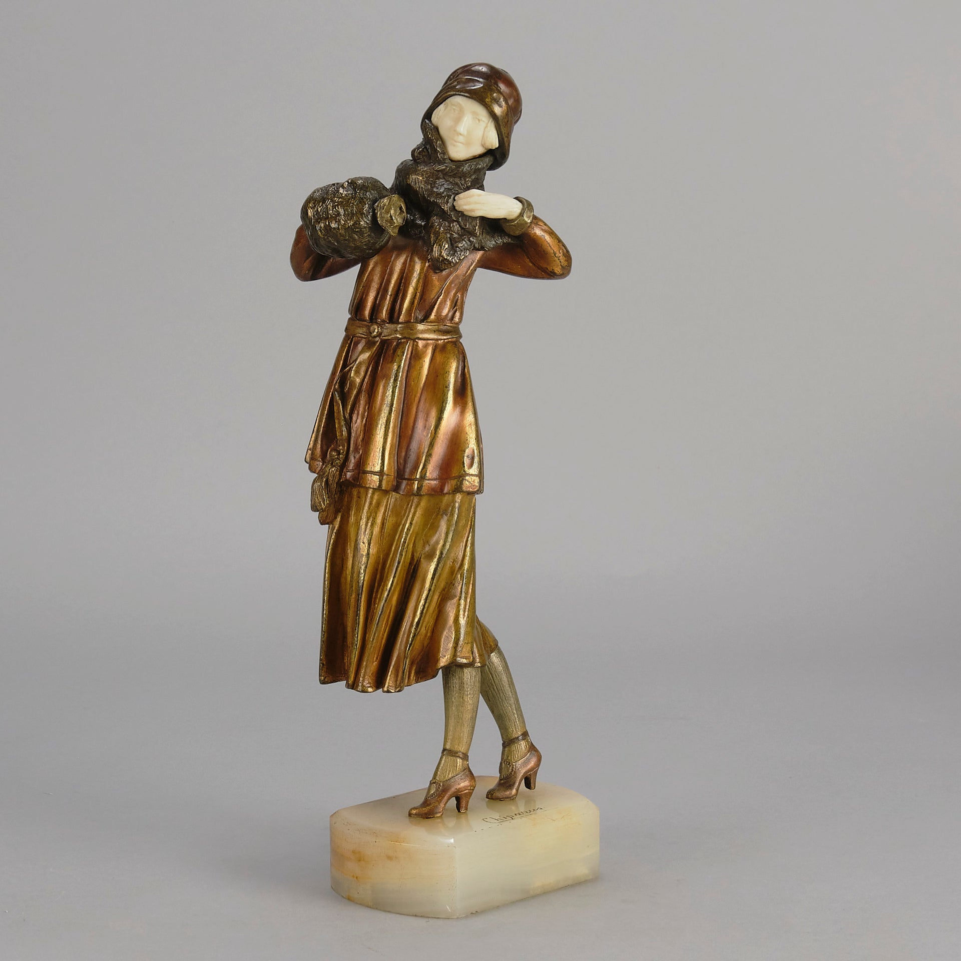 Chiparus Elegant Lady - Art Deco Figurines - Hickmet Fine Arts