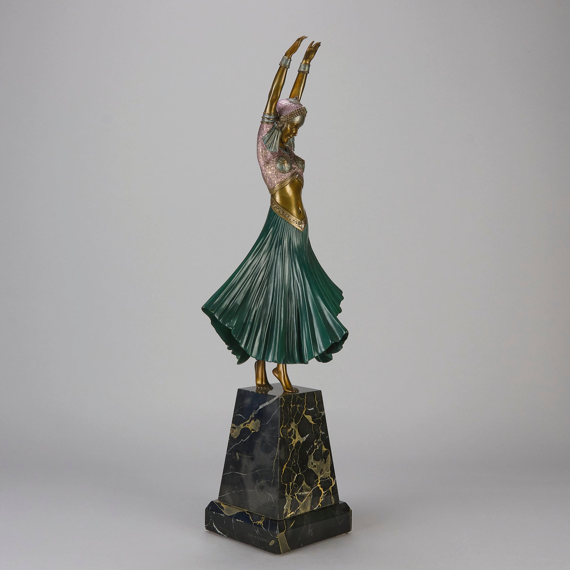 Chiparus Hindu Dancer - Art Deco Figurines - Hickmet Fine Arts