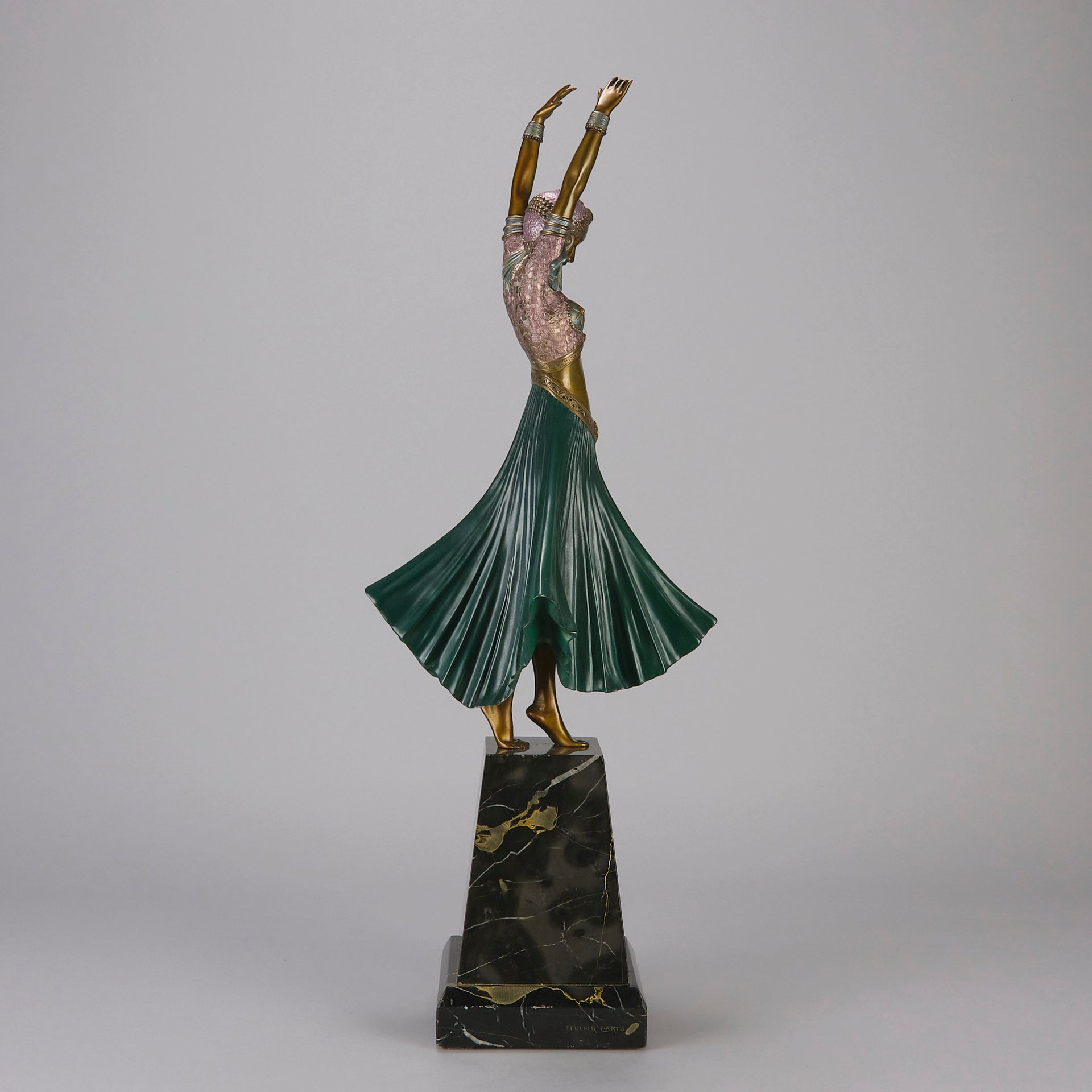 Chiparus Hindu Dancer - Art Deco Figurines - Hickmet Fine Arts