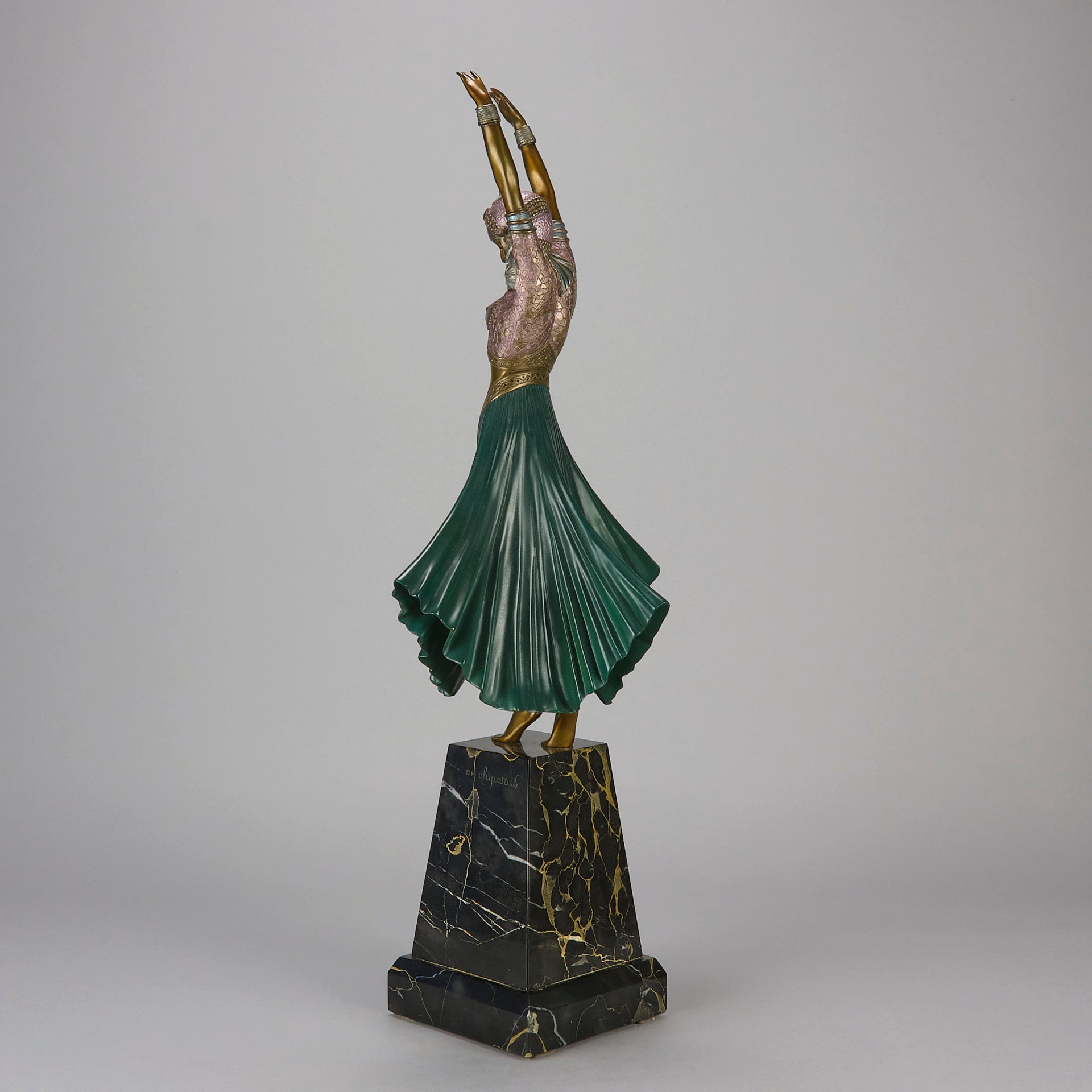 Chiparus Hindu Dancer - Art Deco Figurines - Hickmet Fine Arts