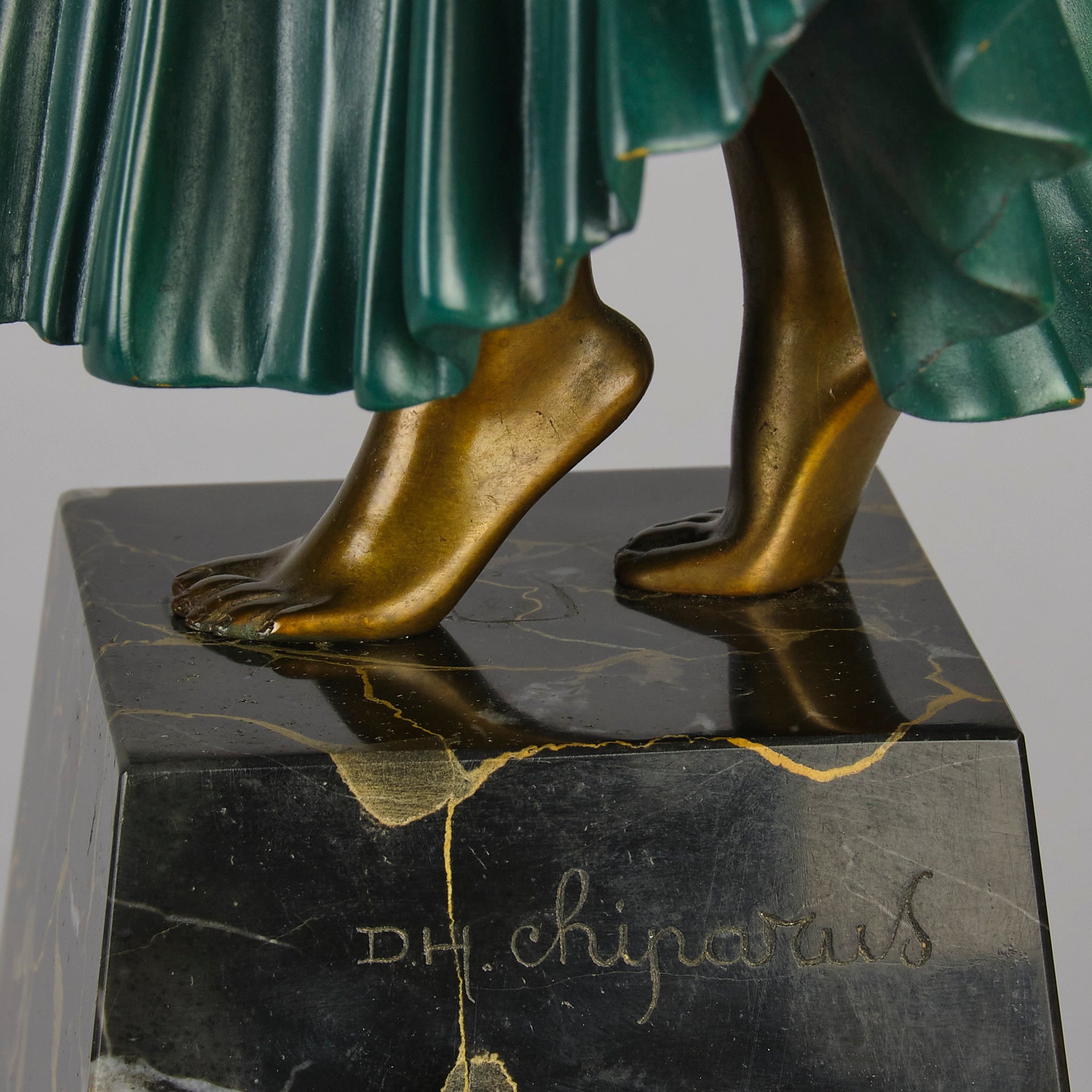 Chiparus Hindu Dancer - Art Deco Figurines - Hickmet Fine Arts