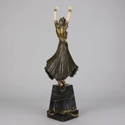 Chiparus Hindu Dancer - Demetre Chiparus Bronze - Hickmet Fine Arts