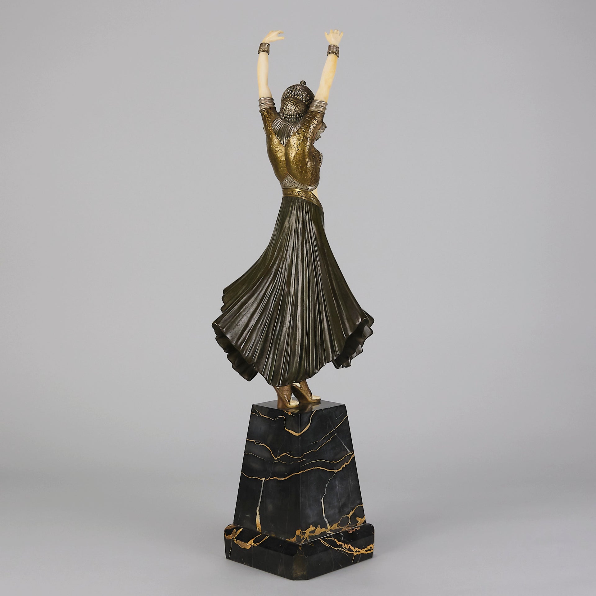 Chiparus Hindu Dancer - Demetre Chiparus Bronze - Hickmet Fine Arts