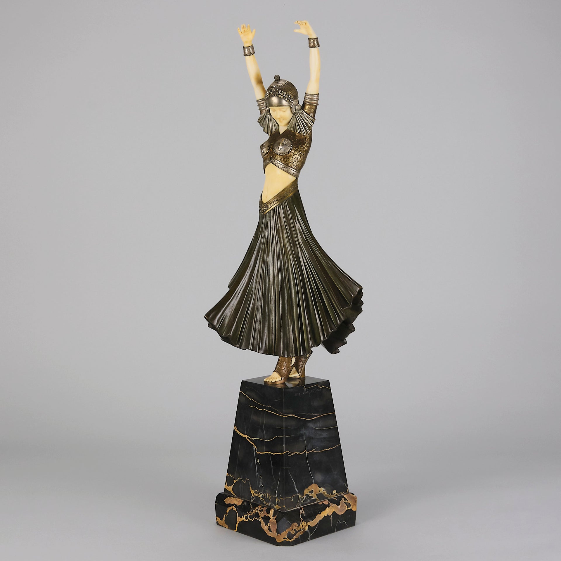 Chiparus Hindu Dancer - Demetre Chiparus Bronze - Hickmet Fine Arts