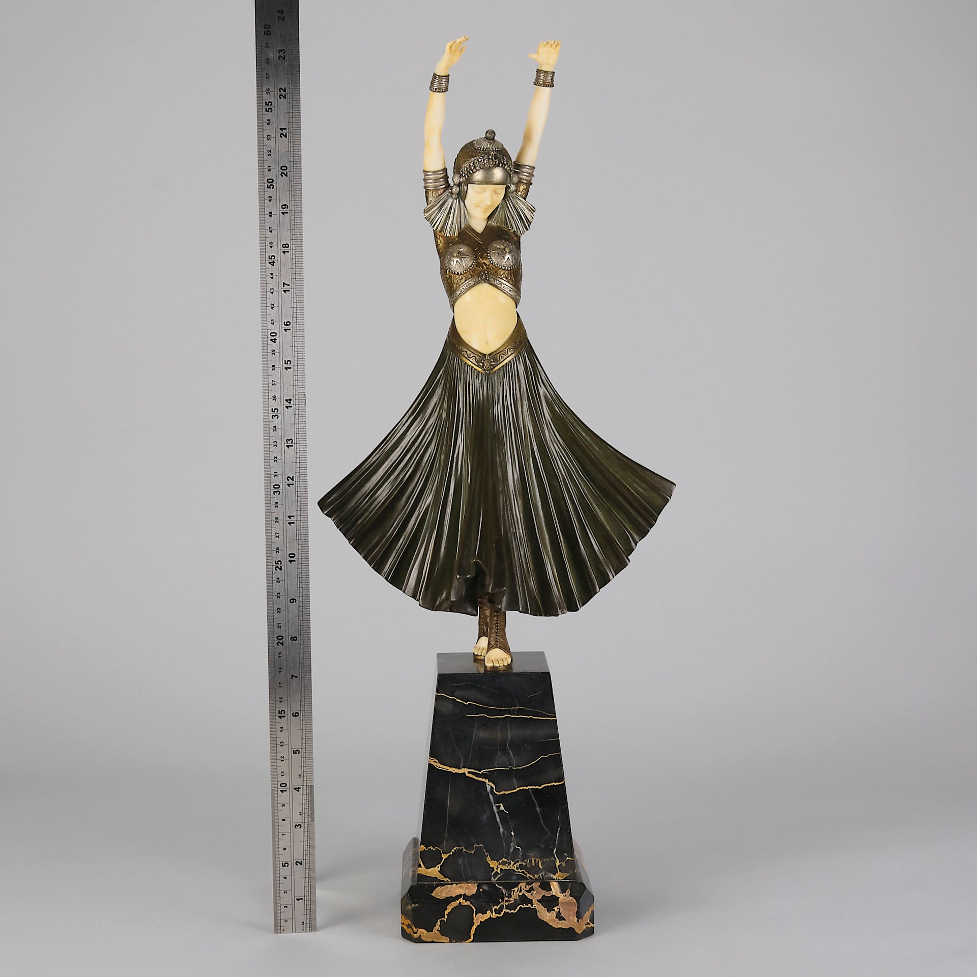Chiparus Hindu Dancer - Demetre Chiparus Bronze - Hickmet Fine Arts