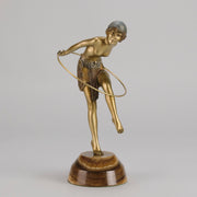 Chiparus Hoop Dancer - Demetre Chiparus Bronze - Hickmet Fine Arts
