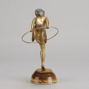 Chiparus Hoop Dancer - Demetre Chiparus Bronze - Hickmet Fine Arts