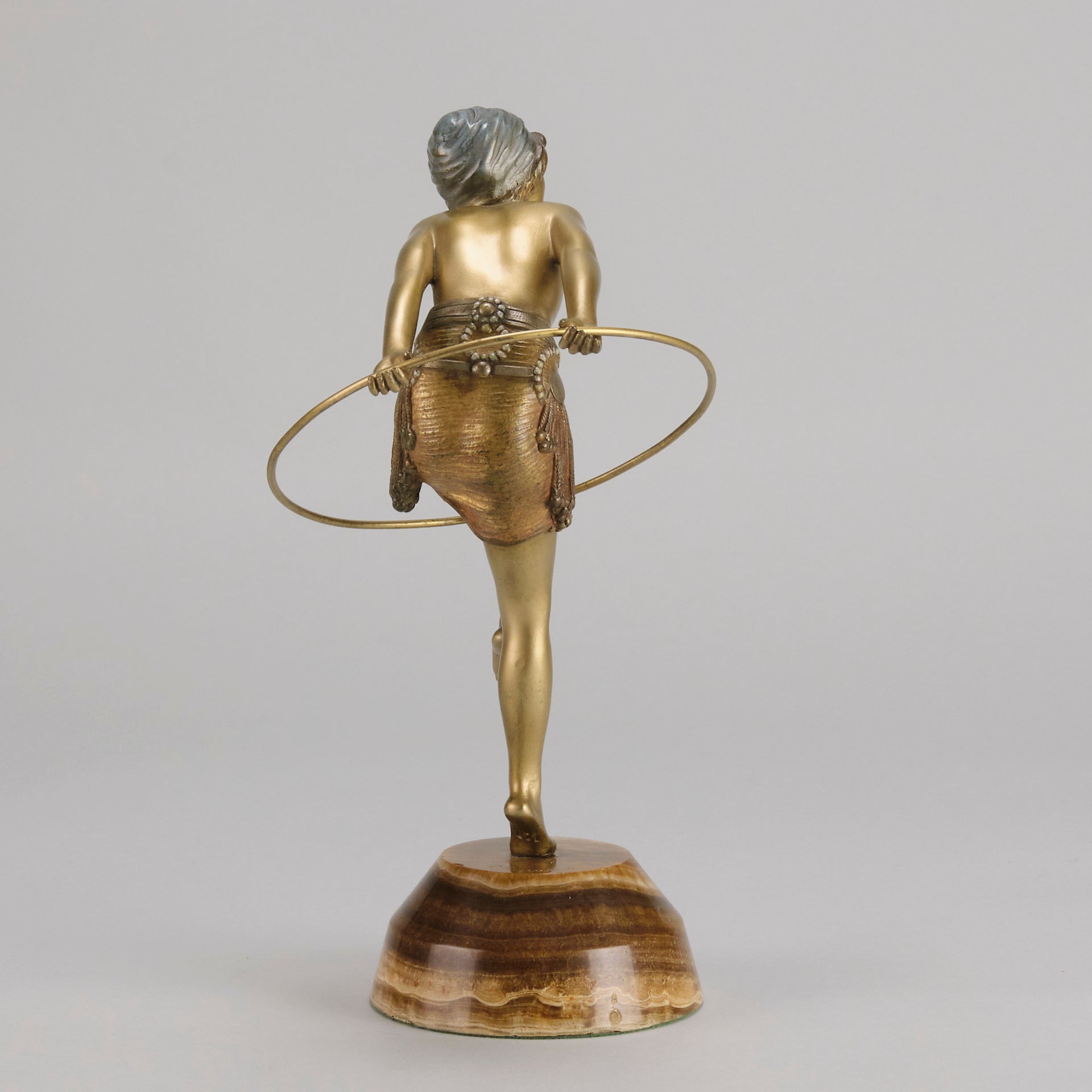 Chiparus Hoop Dancer - Demetre Chiparus Bronze - Hickmet Fine Arts