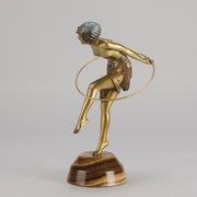 Chiparus Hoop Dancer - Demetre Chiparus Bronze - Hickmet Fine Arts