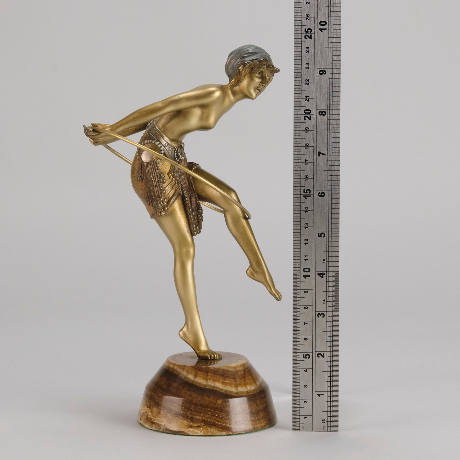 Chiparus Hoop Dancer - Demetre Chiparus Bronze - Hickmet Fine Arts