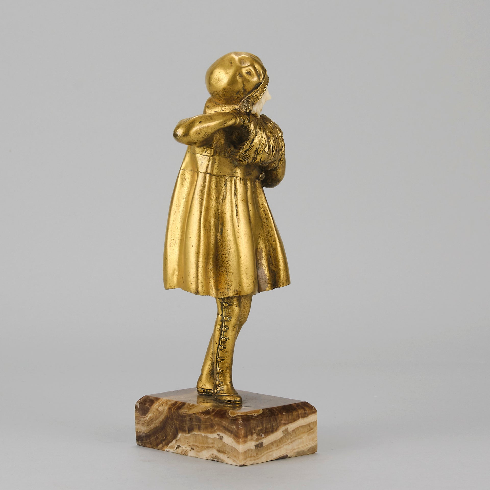 Chiparus L'Hiver - Demetre Chiparus Bronze - Hickmet Fine Arts