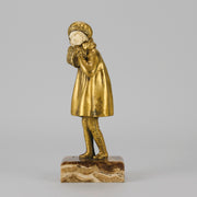 Chiparus L'Hiver - Demetre Chiparus Bronze - Hickmet Fine Arts