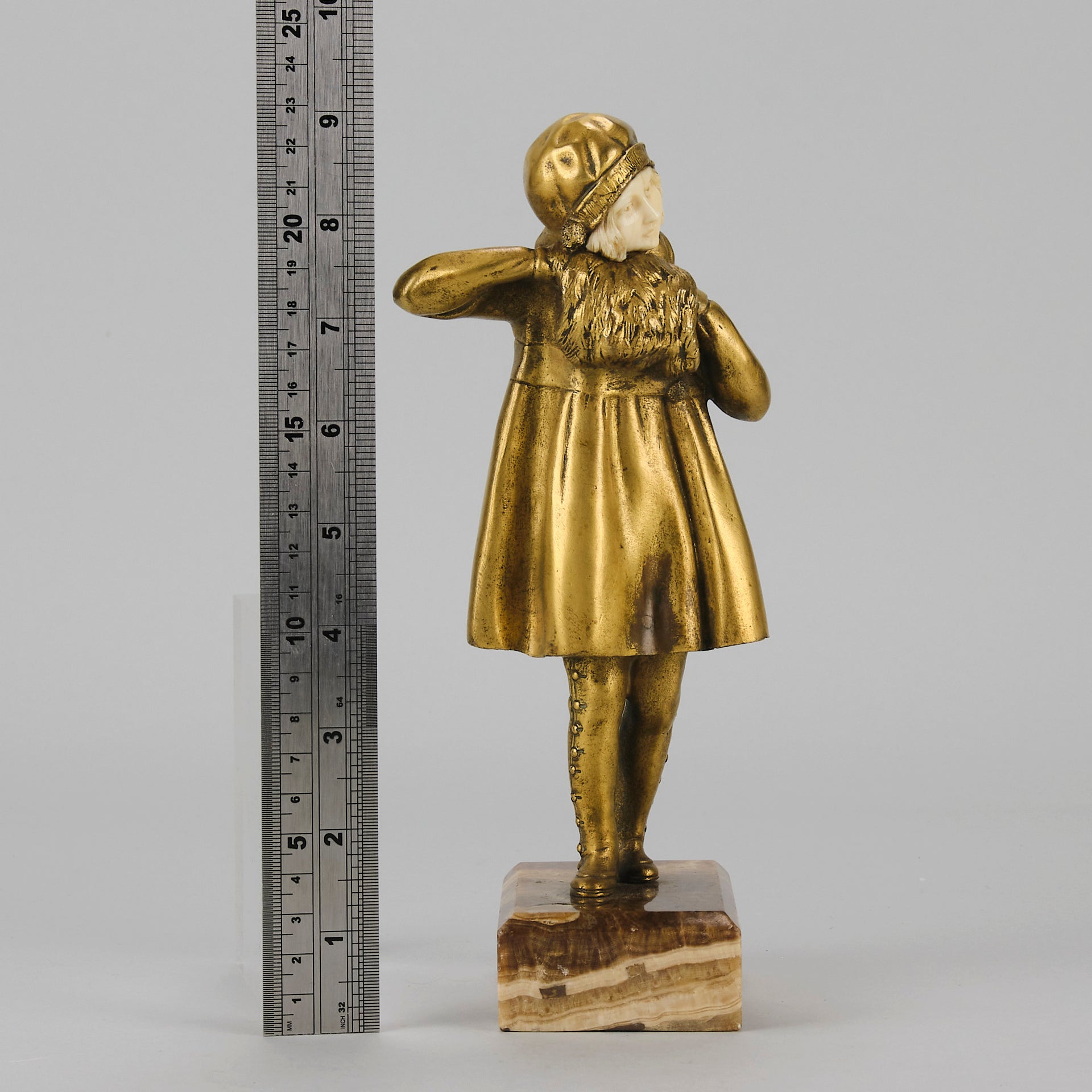 Chiparus L'Hiver - Demetre Chiparus Bronze - Hickmet Fine Arts