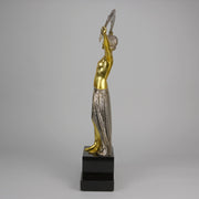 Chiparus Lady with Palm - Art Deco Figurines - Hickmet Fine Arts