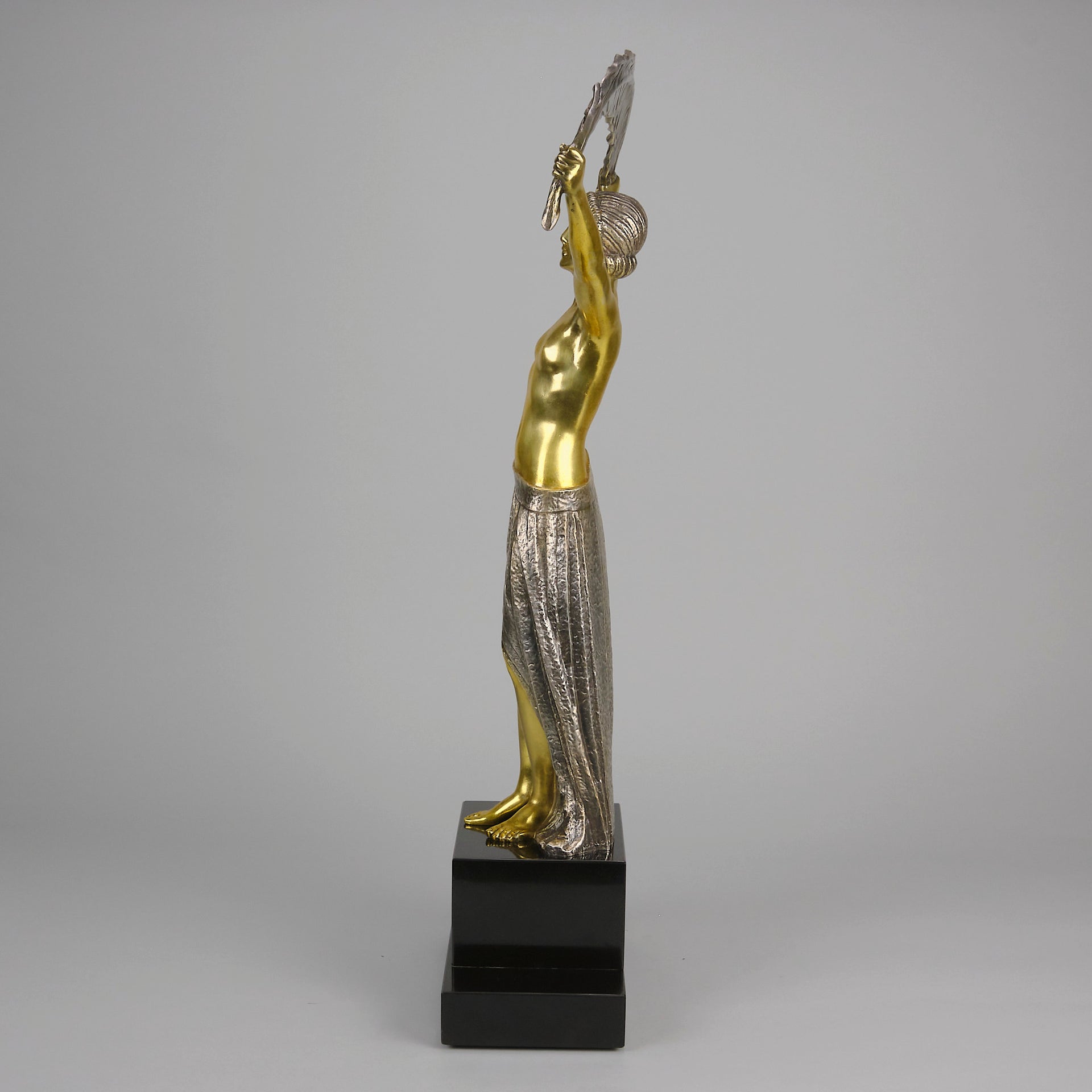 Chiparus Lady with Palm - Art Deco Figurines - Hickmet Fine Arts