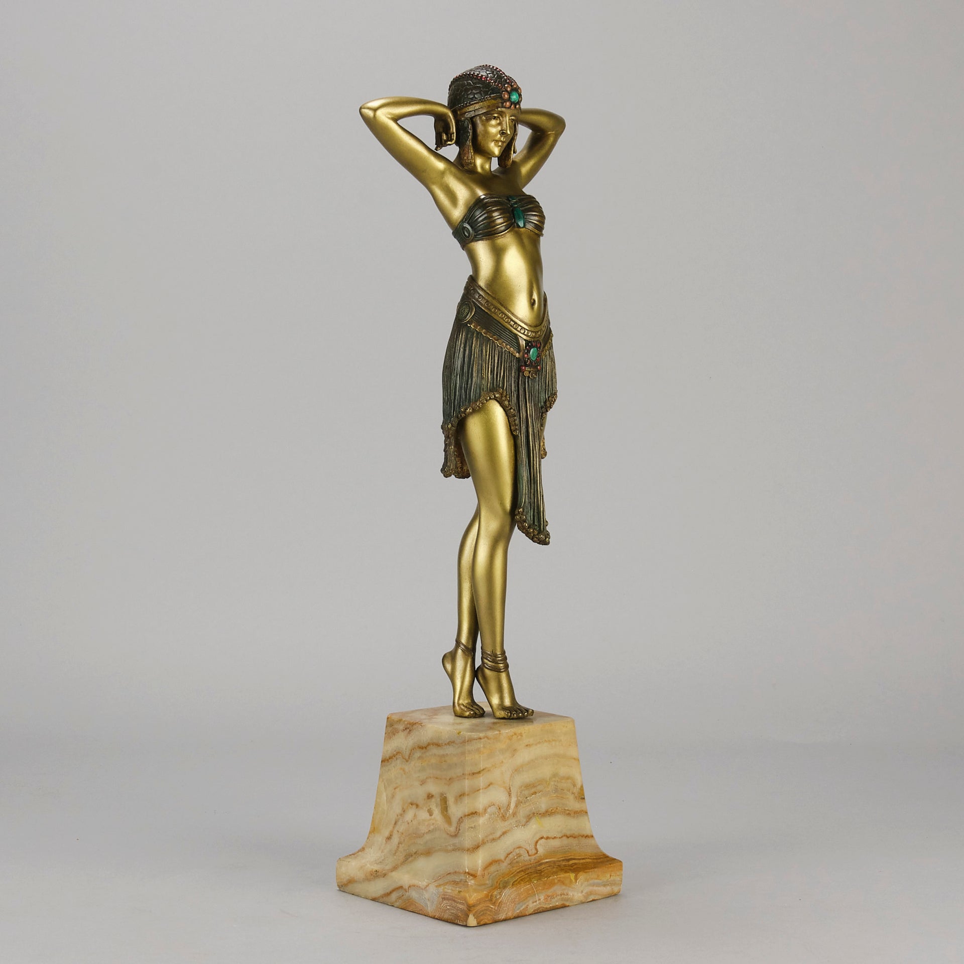 Chiparus Scarab Dancer - Demetre Chiparus Bronze - Hickmet Fine Arts