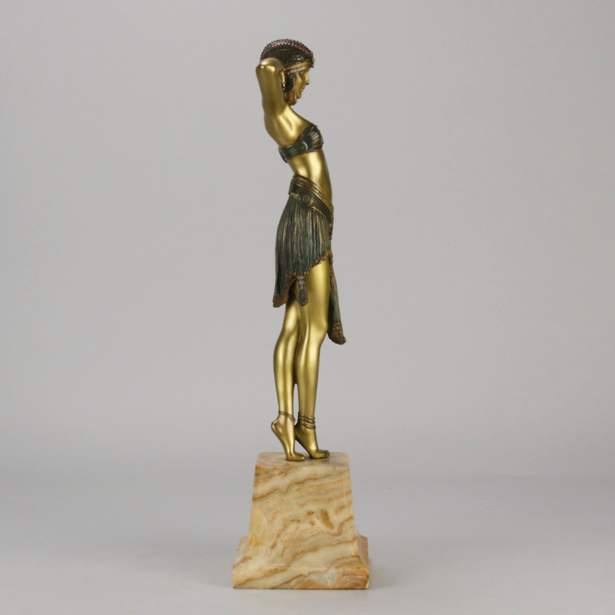 Chiparus Scarab Dancer - Demetre Chiparus Bronze - Hickmet Fine Arts