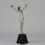Chiparus Lady with Doves - Art Deco Figurines - Hickmet Fine Arts
